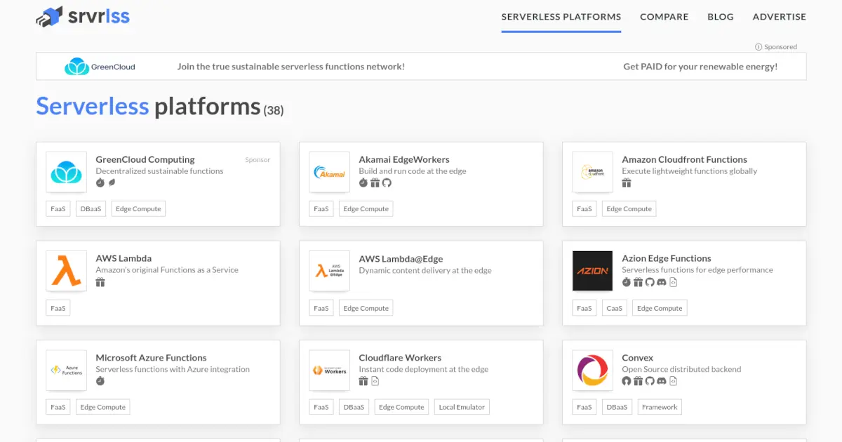 Serverless Providers Directory for 2026 | srvrlss