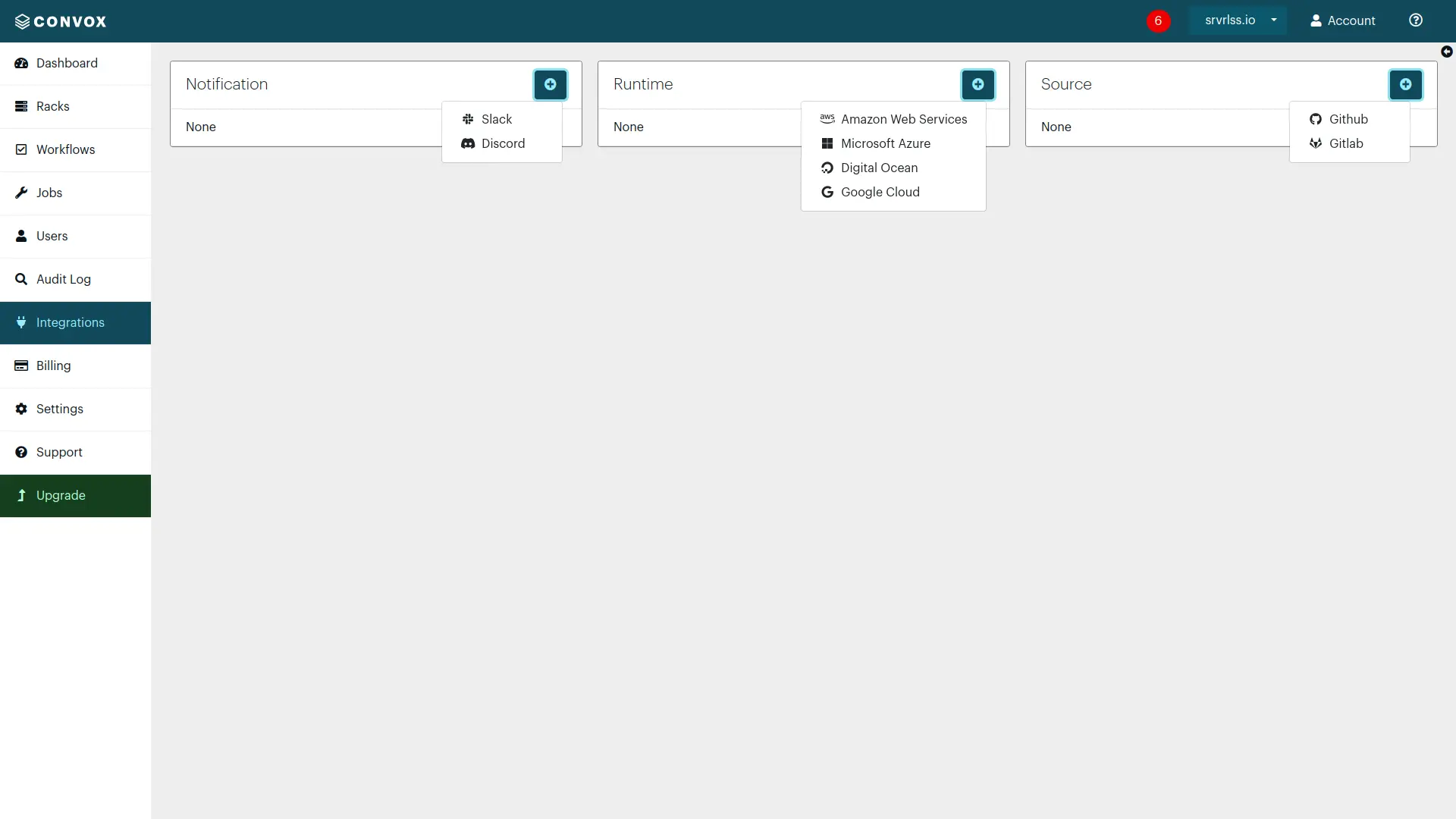 Convox Dashboard