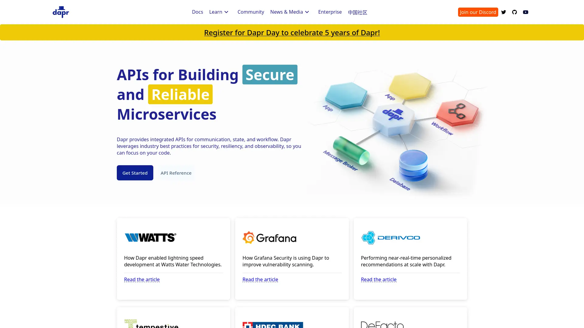 Dapr Homepage