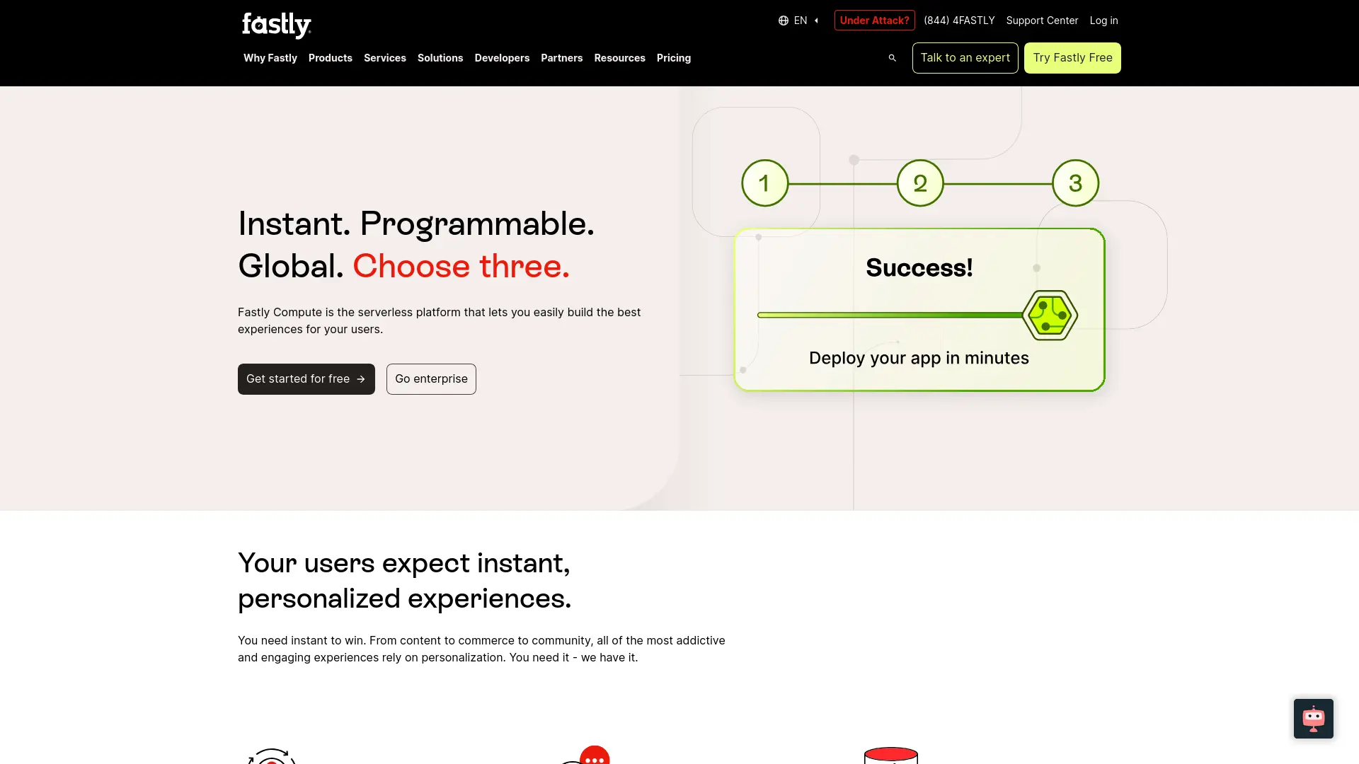 Fastly Compute@Edge Homepage