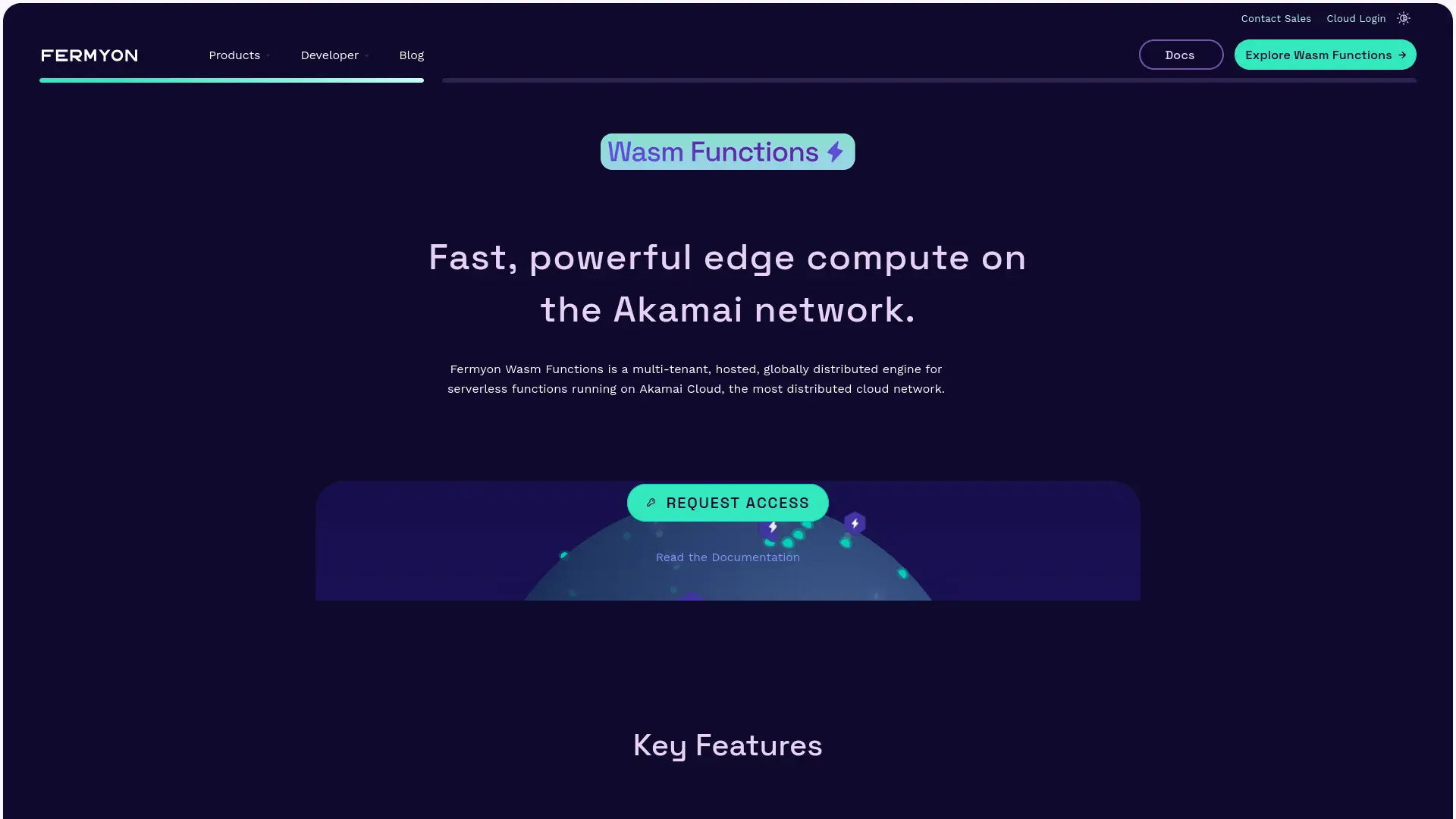 Fermyon Wasm Functions Homepage