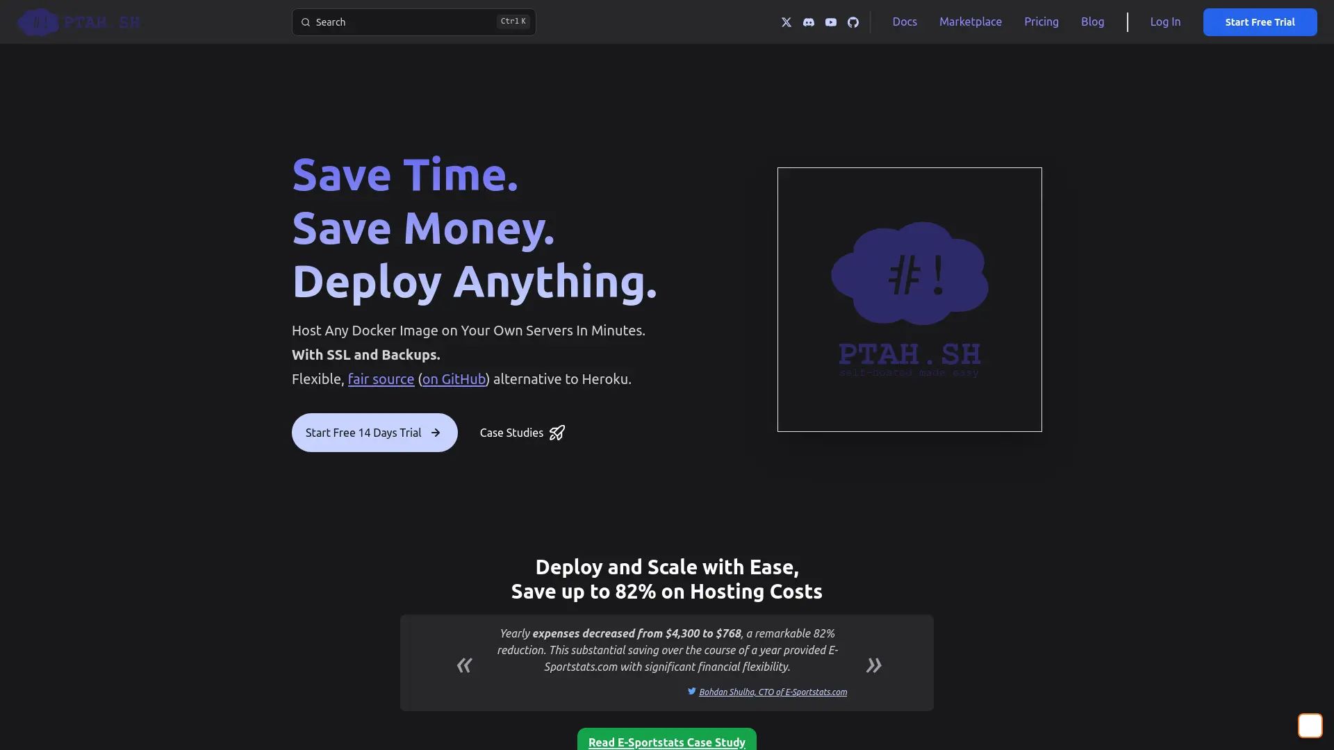 Ptah.sh Homepage