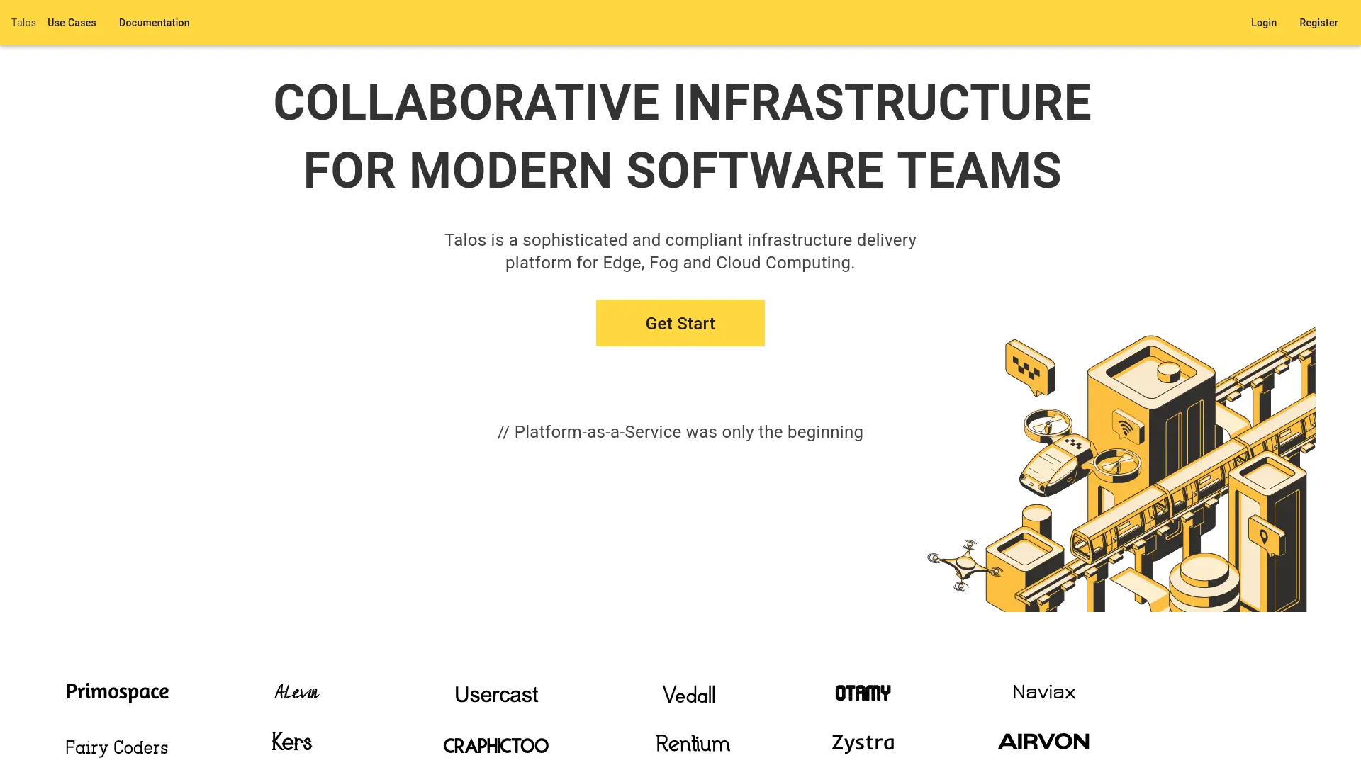 Talos Edge Homepage